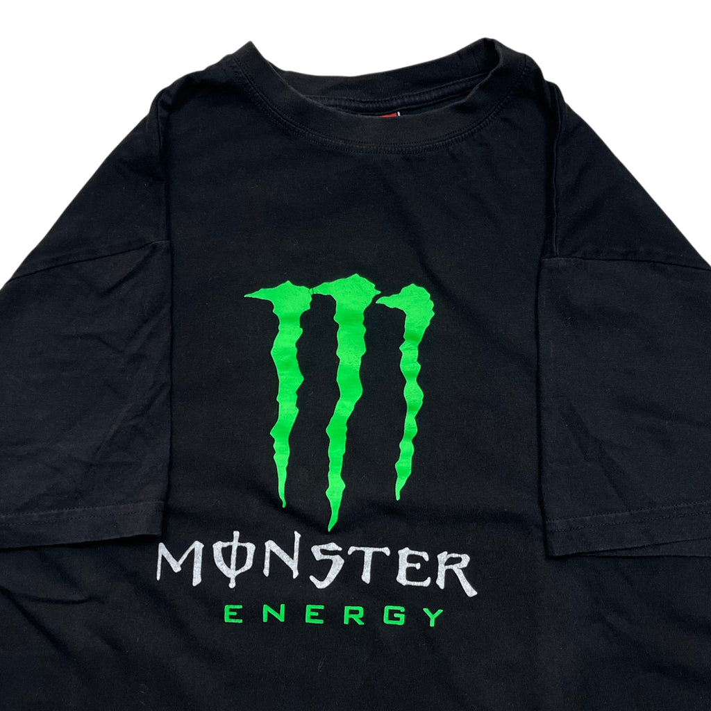 Vintage Monster Energy Drink Boxy USA T-shirt (L)