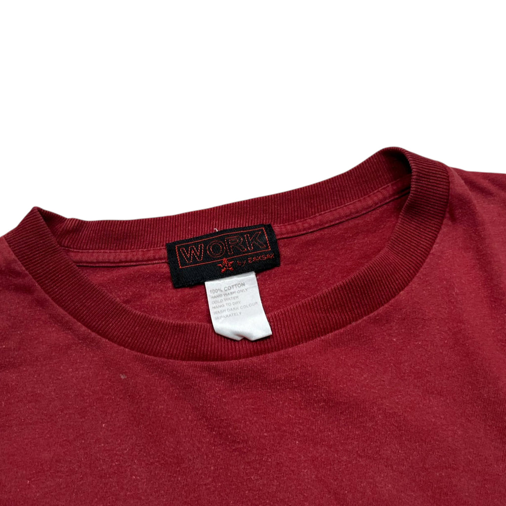 Vintage Work DJ Skateboarding Faded T-shirt (XL)