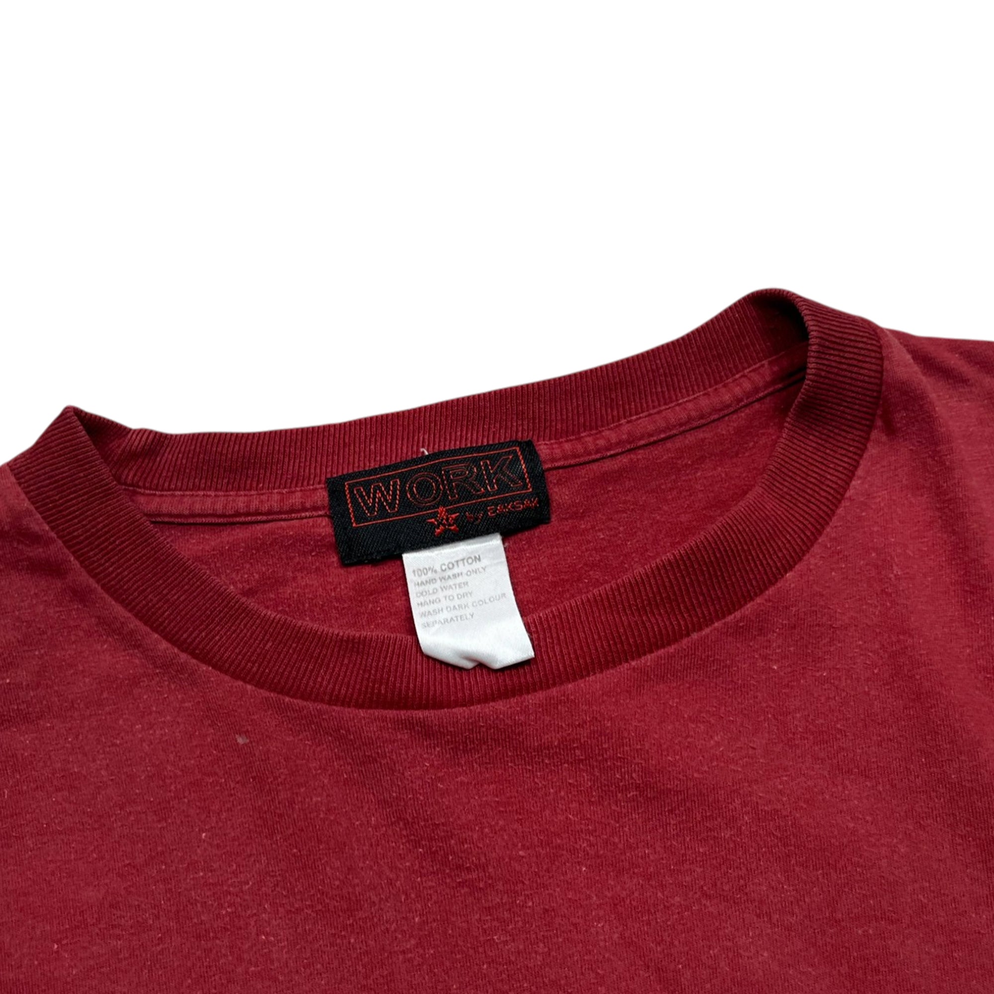 Vintage Work DJ Skateboarding Faded T-shirt (XL)