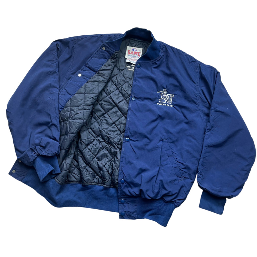 Vintage 90's Boxy Baseball USA Bomber Jacket (L)