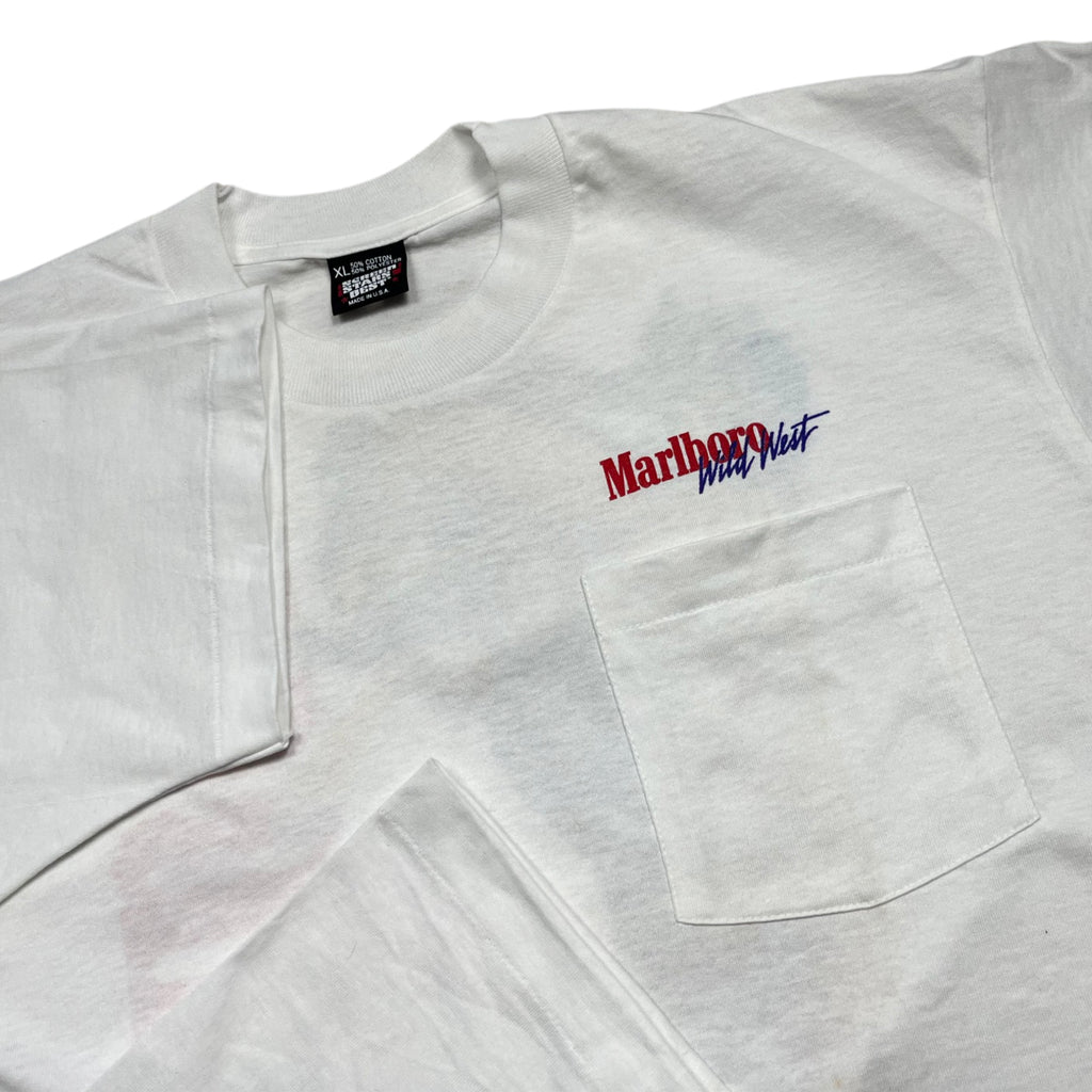 Vintage 90's Rare Marlboro Cowboy Pocket T-shirt (XL)