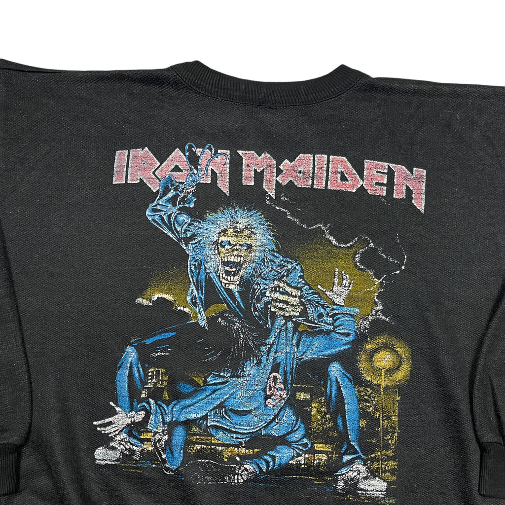 Vintage 90's Iron Maiden No Prayer Double Sided Bootleg Sweatshirt (L)
