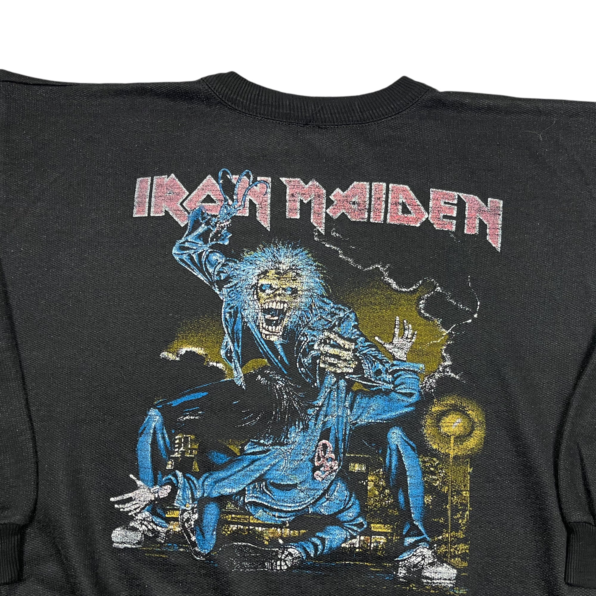 Vintage 90's Iron Maiden No Prayer Double Sided Bootleg Sweatshirt (L)