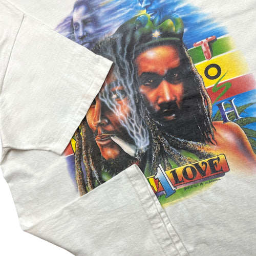 Vintage 1990 Bob Marley Bootleg Rap T-shirt (XL)