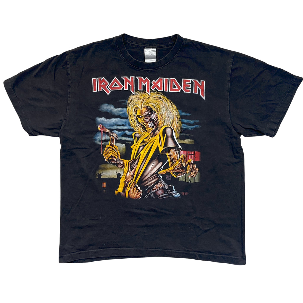 Vintage 90's Iron Maiden Killers Single Stitched Boxy Bootleg T-shirt (L)