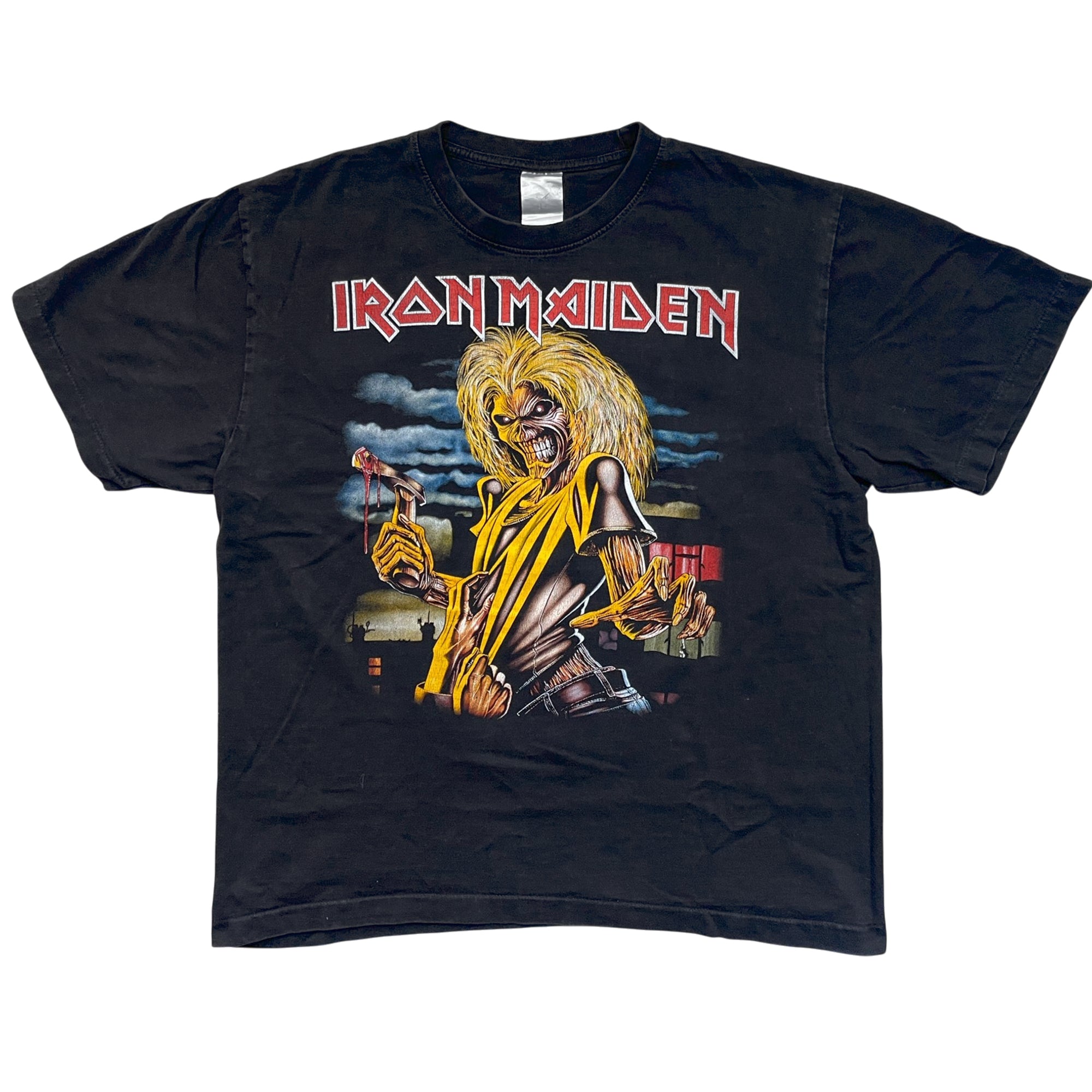 Vintage 90's Iron Maiden Killers Single Stitched Boxy Bootleg T-shirt (L)