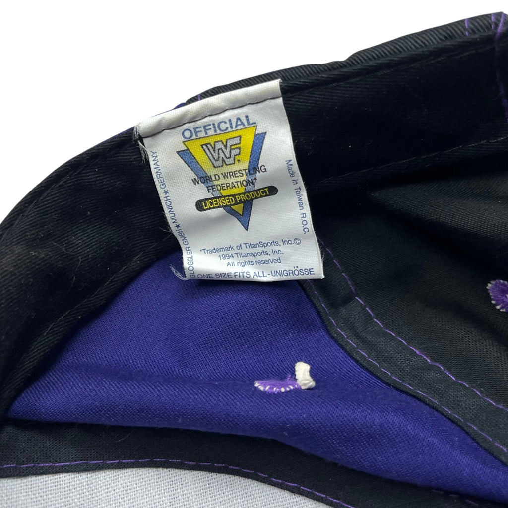 Vintage 1994 WWF The Undertaker Rare Embroidery Wrestling Hat (OSFA)