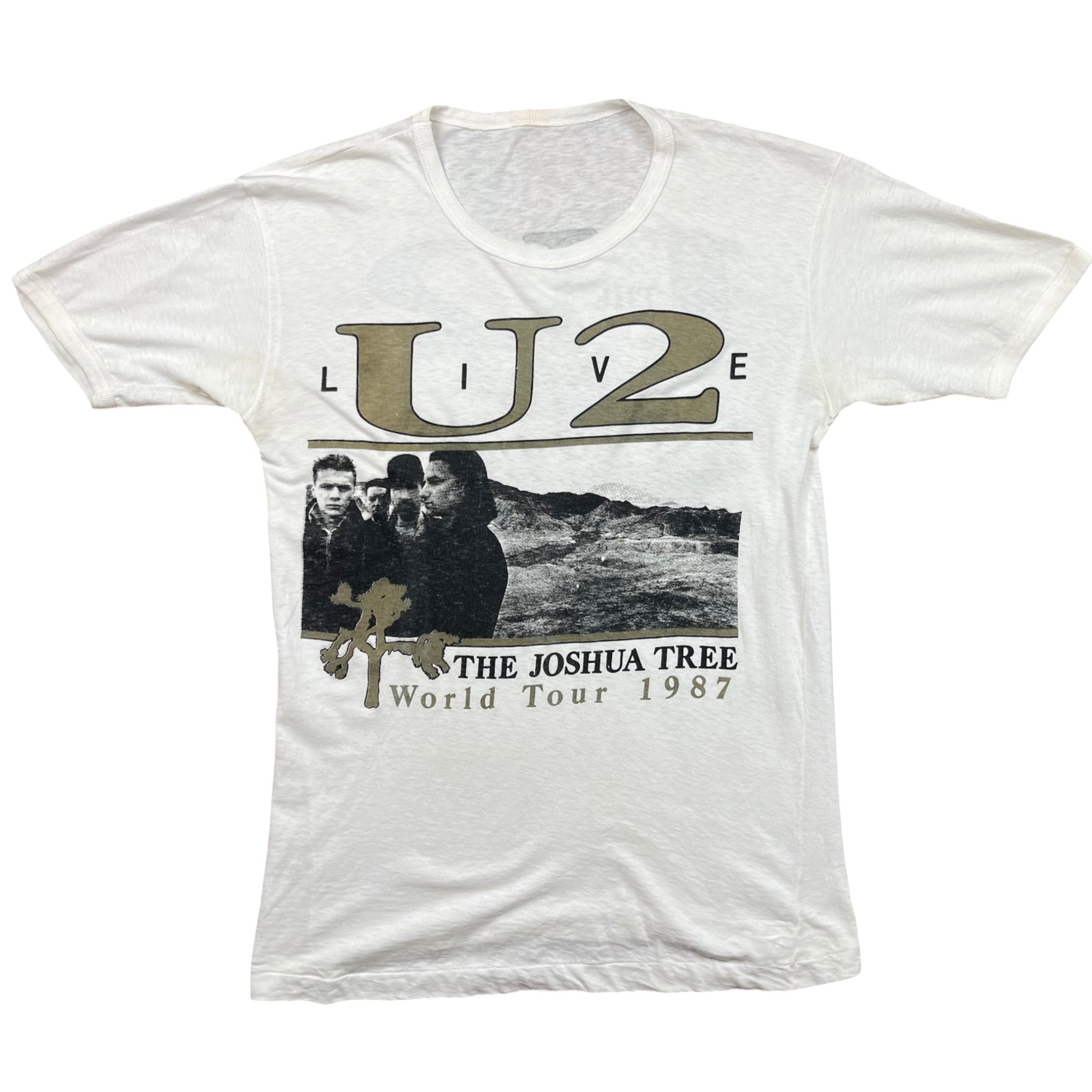 Vintage 1987 U2 The Joshua Tree Tour T-shirt (M)