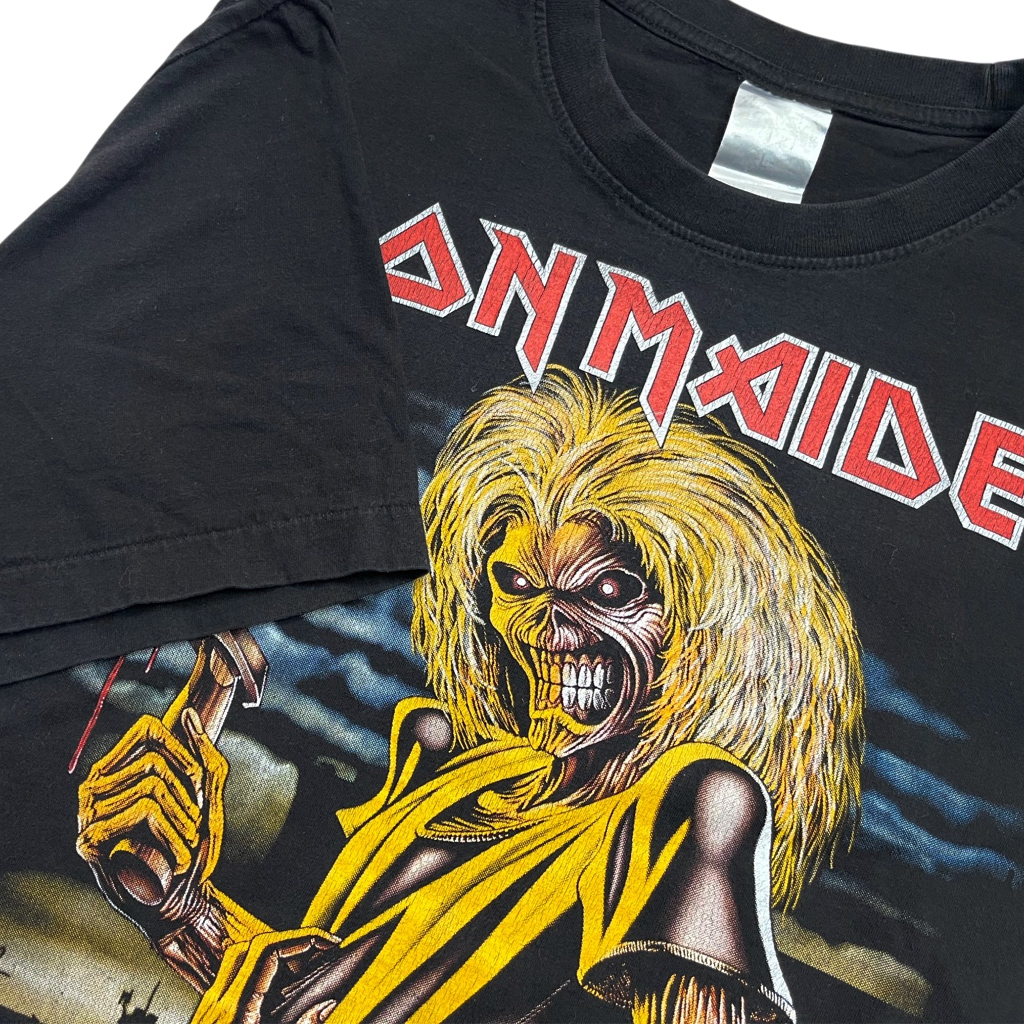 Vintage 90's Iron Maiden Killers Single Stitched Boxy Bootleg T-shirt (L)