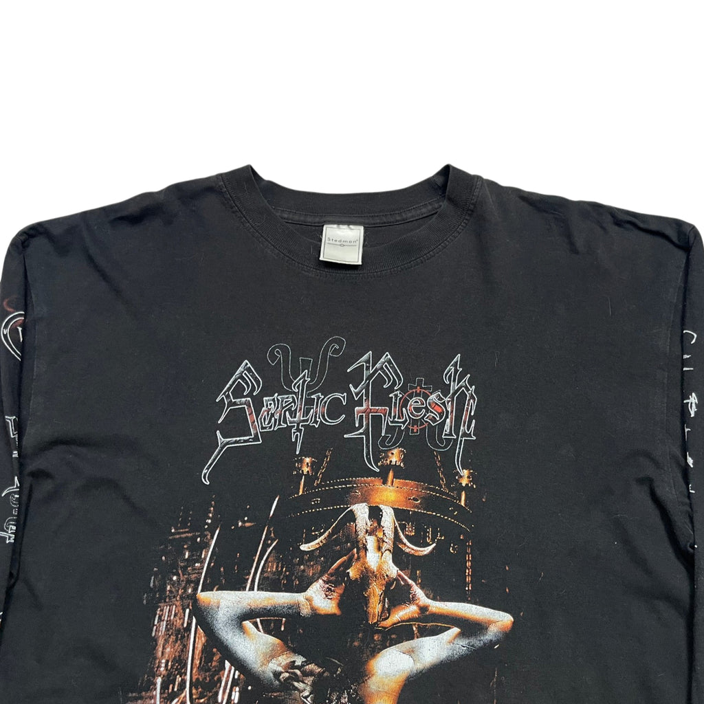 Septic Flesh 2011 Sumerian Daemons Long Sleeve Band T-shirt (L)