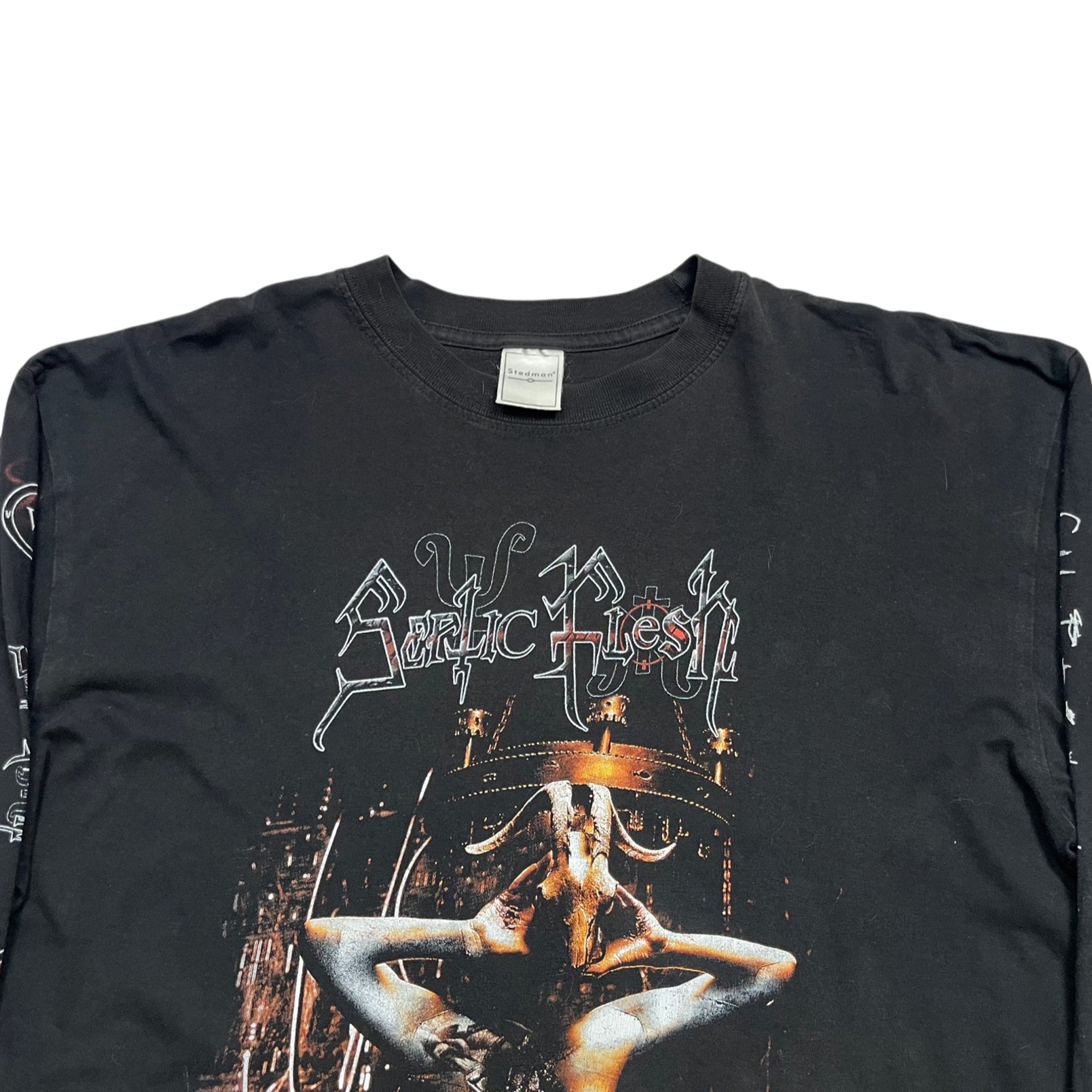 Septic Flesh 2011 Sumerian Daemons Long Sleeve Band T-shirt (L)