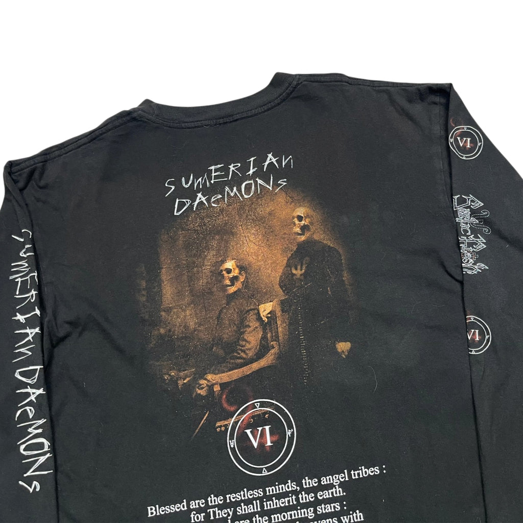 Septic Flesh 2011 Sumerian Daemons Long Sleeve Band T-shirt (L)