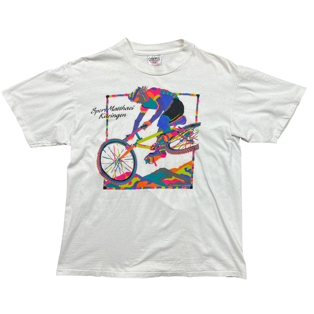 Vintage 90's Single Stitched Bike Graphic T-shirt (L)