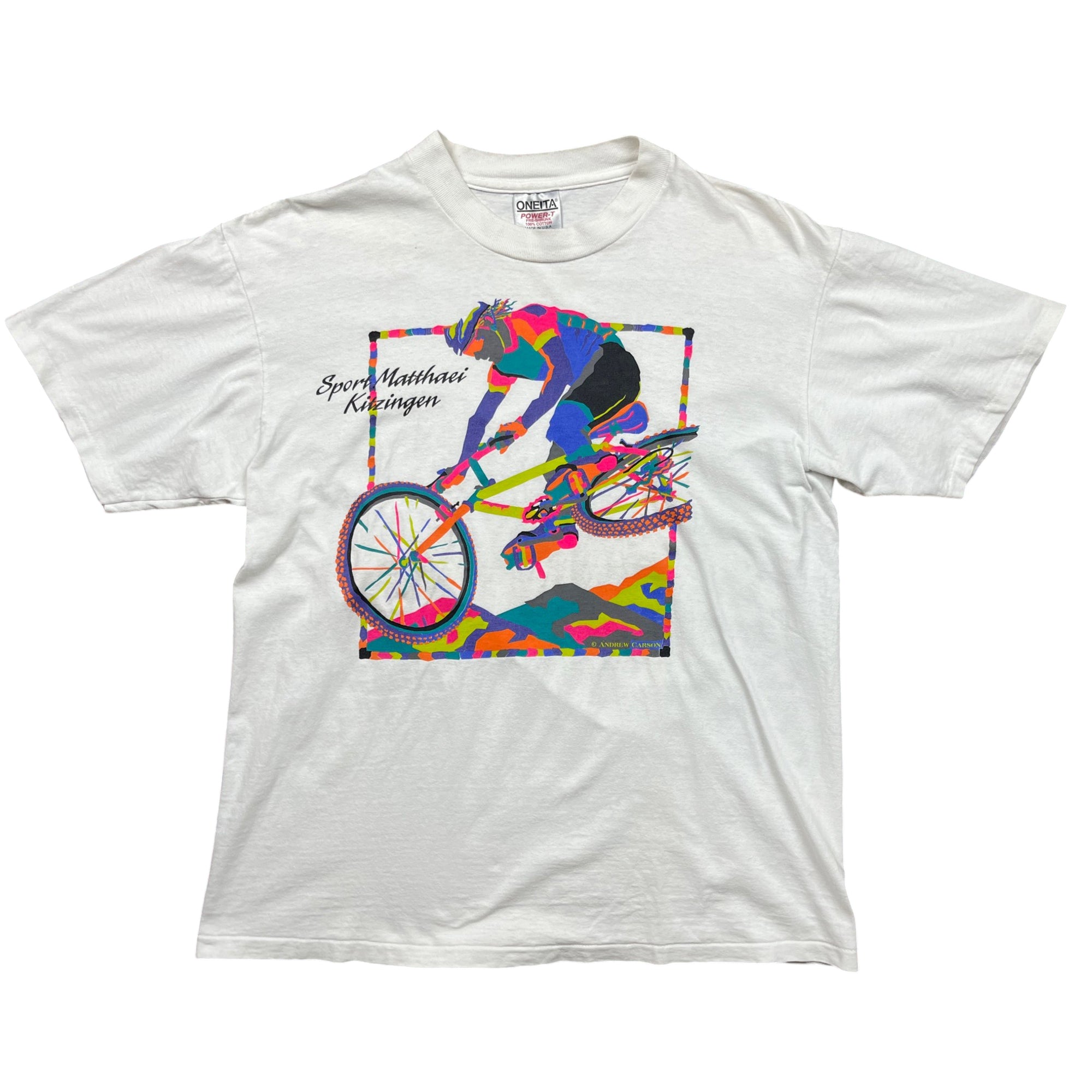 Vintage 90's Single Stitched Bike Graphic T-shirt (L)