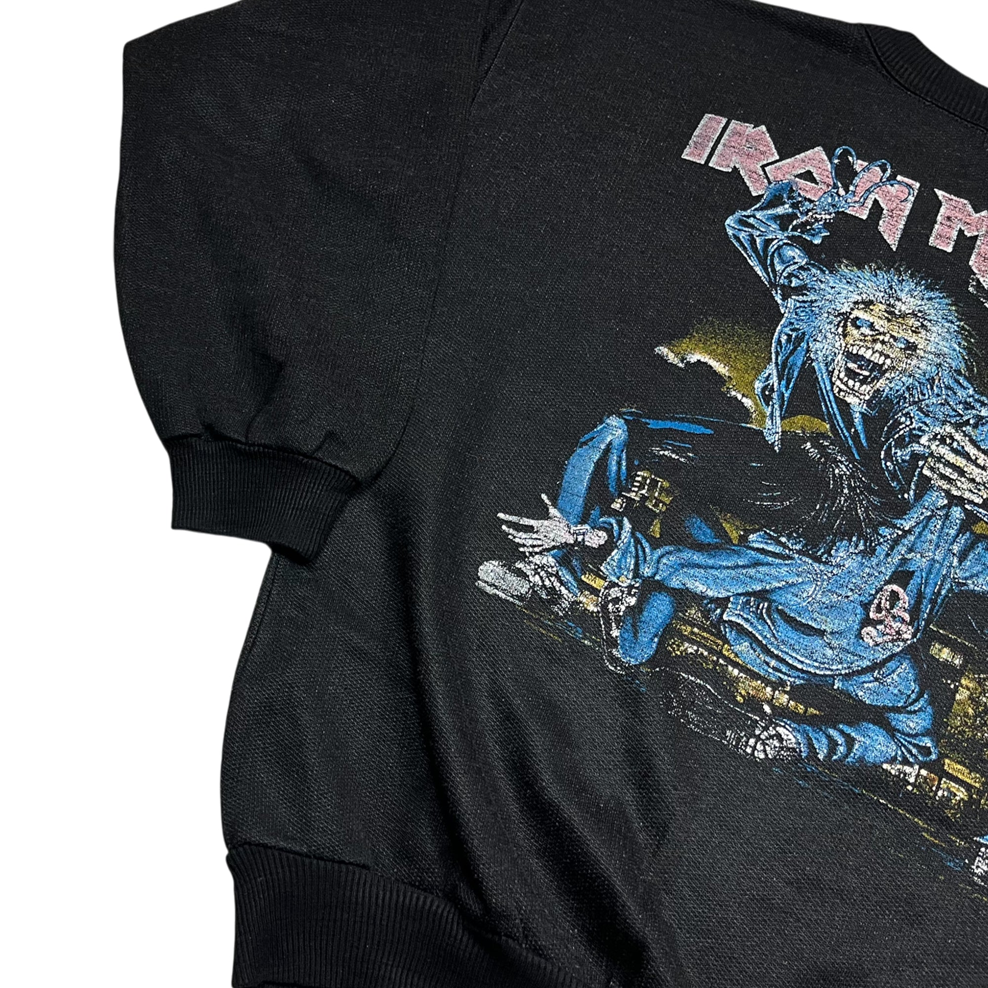 Vintage 90's Iron Maiden No Prayer Double Sided Bootleg Sweatshirt (L)