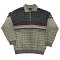 Vintage 90's Hippie Style Button Up Sweater (XL)