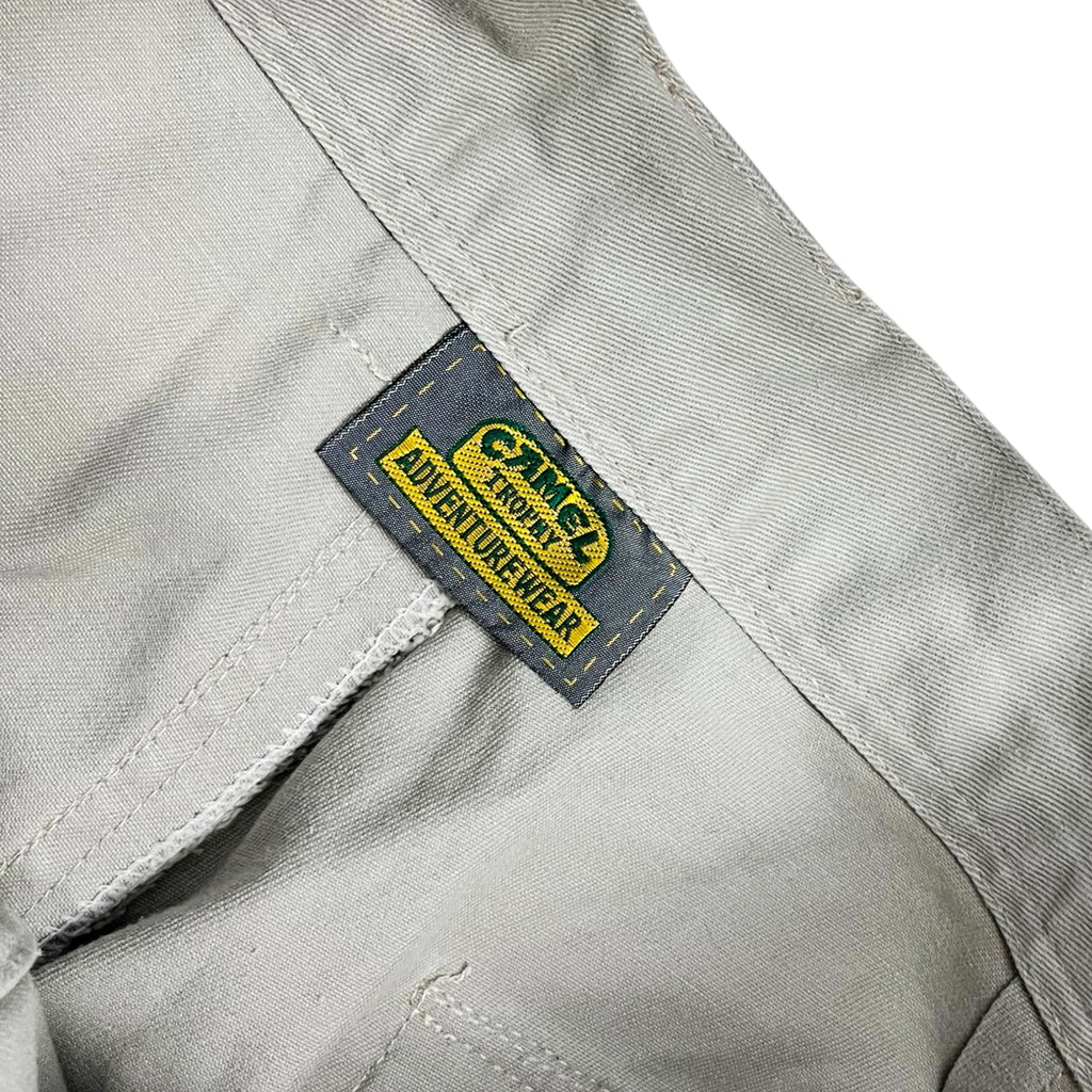 Vintage 90's Camel 2 in 1 Pants / Shorts Wide Fit Cargo Pants (L)