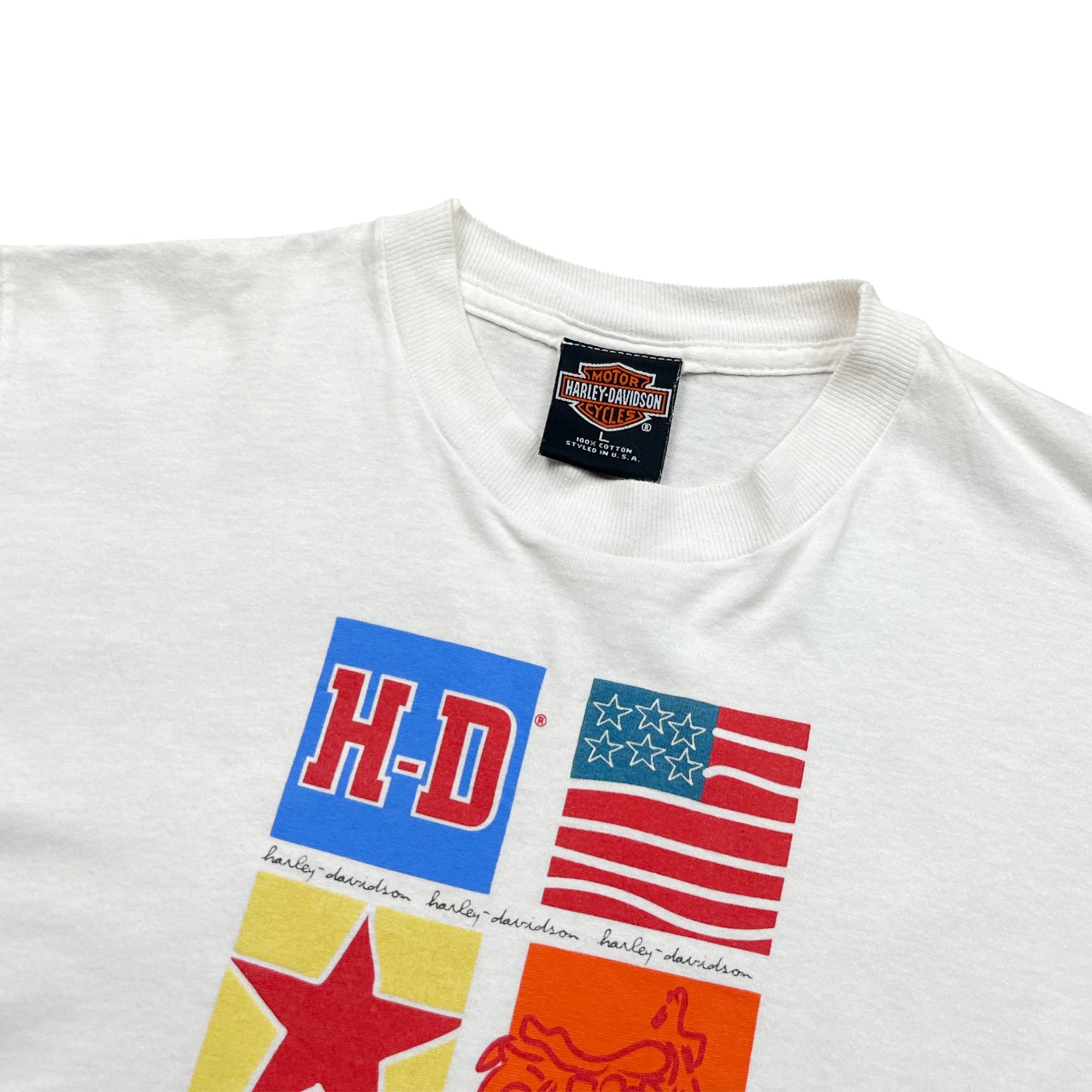 Vintage 1999 Women's Harley Davidson Graphic T-shirt (XS-S)