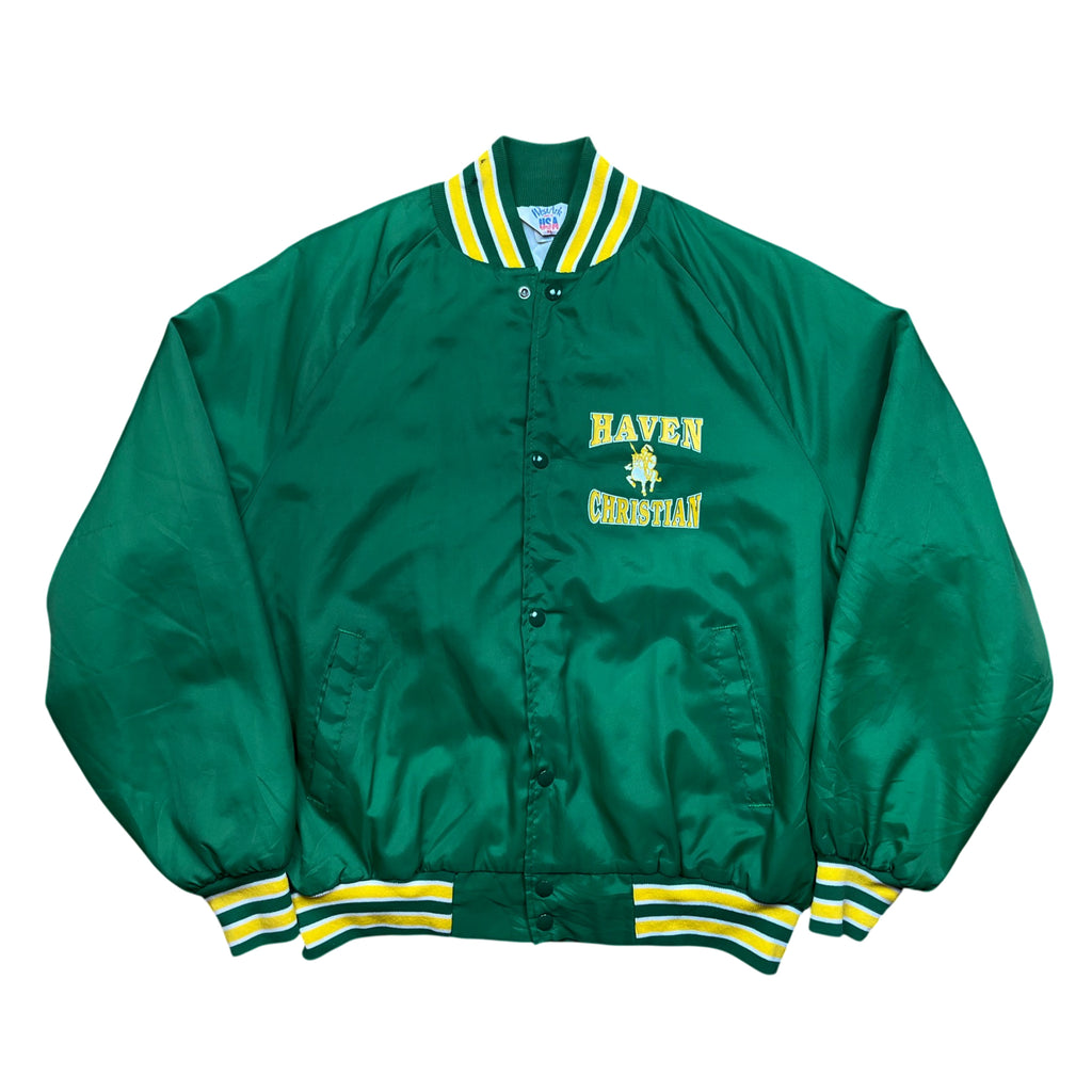 Vintage 80's WESTARK Haven Christian Varsity Jacket (XL)