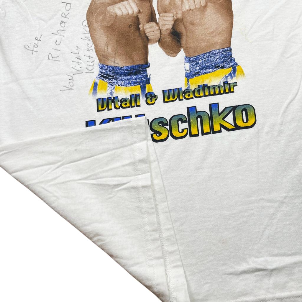 Vintage 90's Klitschko Brother Boxing Signed T-shirt (XL)