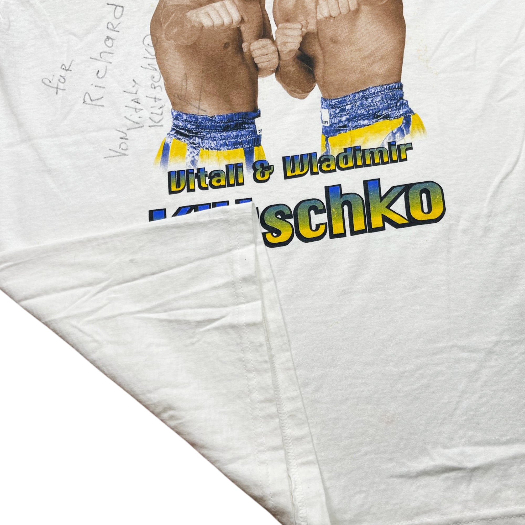 Vintage 90's Klitschko Brother Boxing Signed T-shirt (XL)