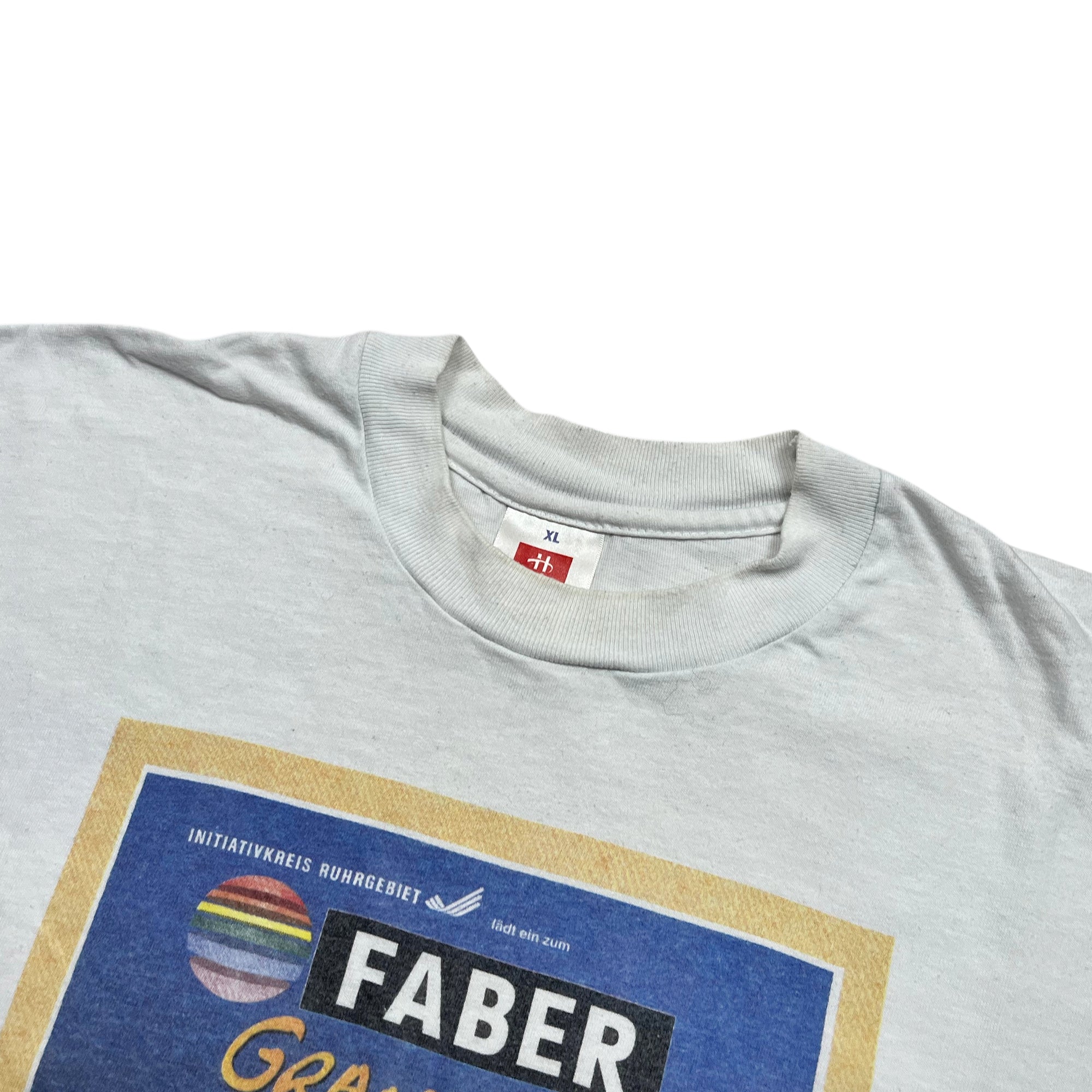 Vintage 90's Tennis Faber Boxy Grand Prix Graphic T-shirt (XL)