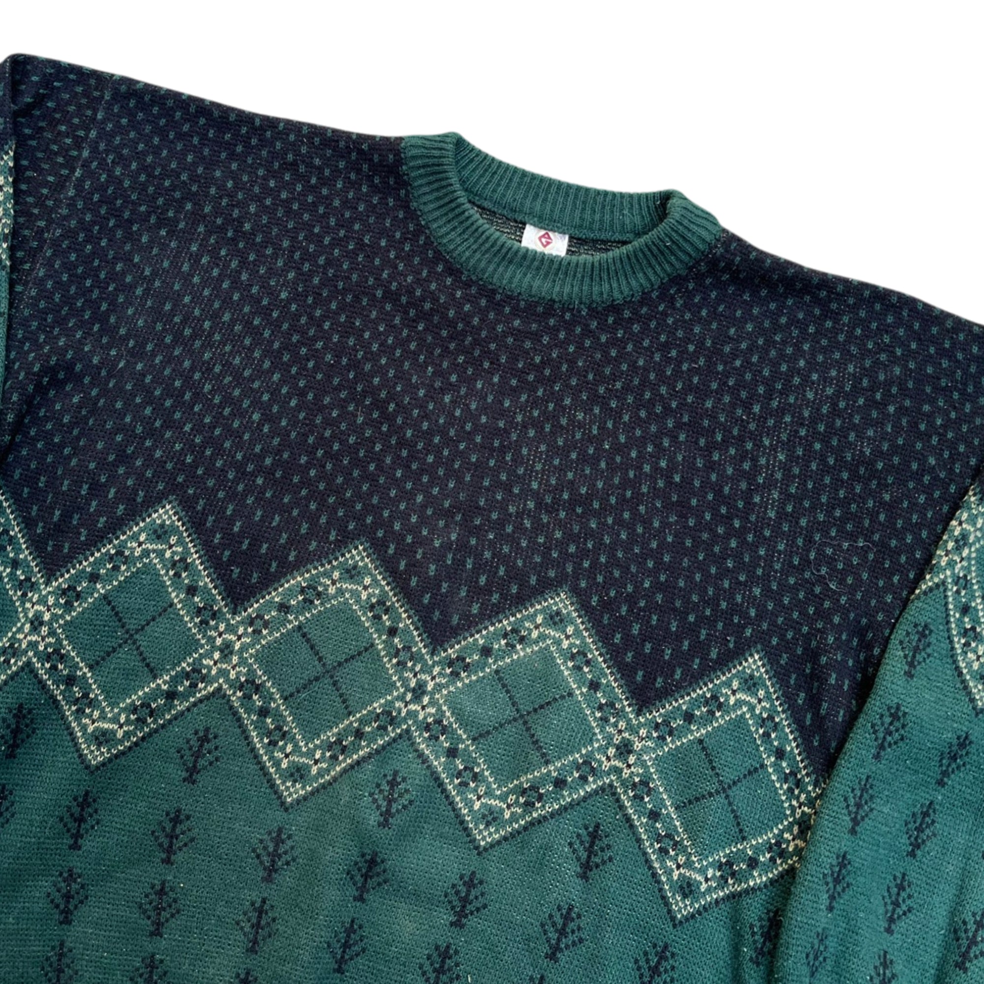 Vintage 90's Hippie Boxy Sweater (L)