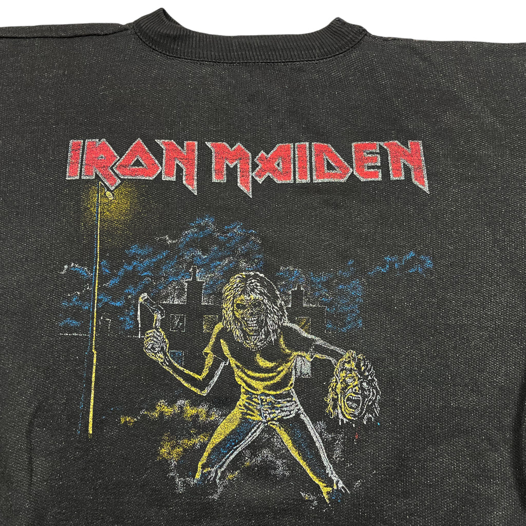 Vintage 90's Iron Maiden No Prayer Double Sided Bootleg Sweatshirt (L)
