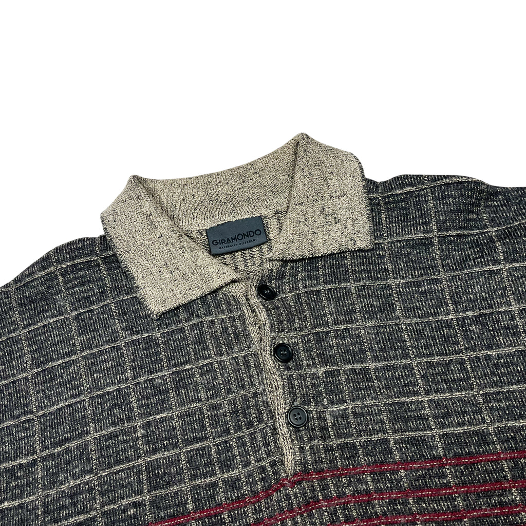 Vintage 90's Hippie Style Button Up Sweater (XL)