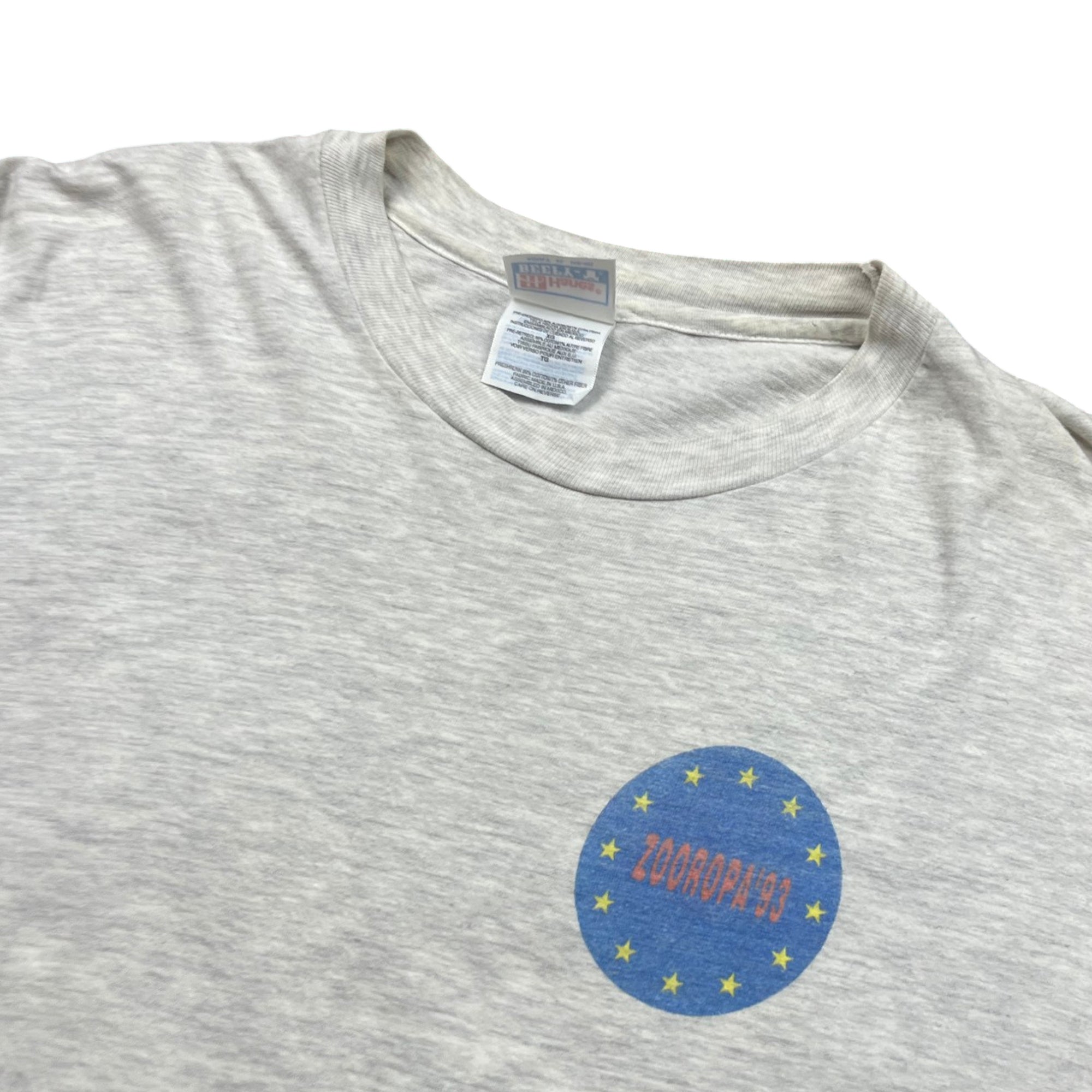 Vintage 1993 U2 ZOO Tour Double Sided Long Sleeve T-shirt (XL)