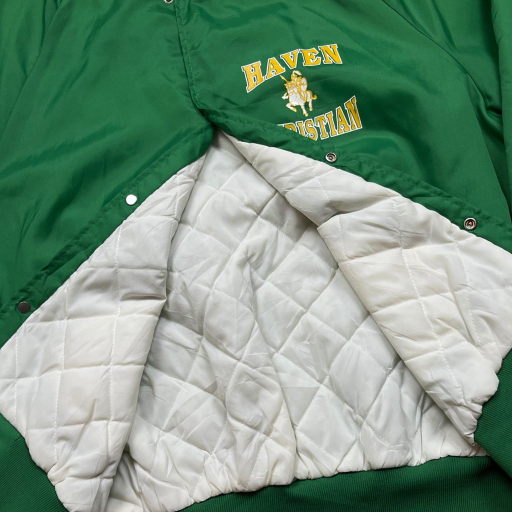 Vintage 80's WESTARK Haven Christian Varsity Jacket (XL)