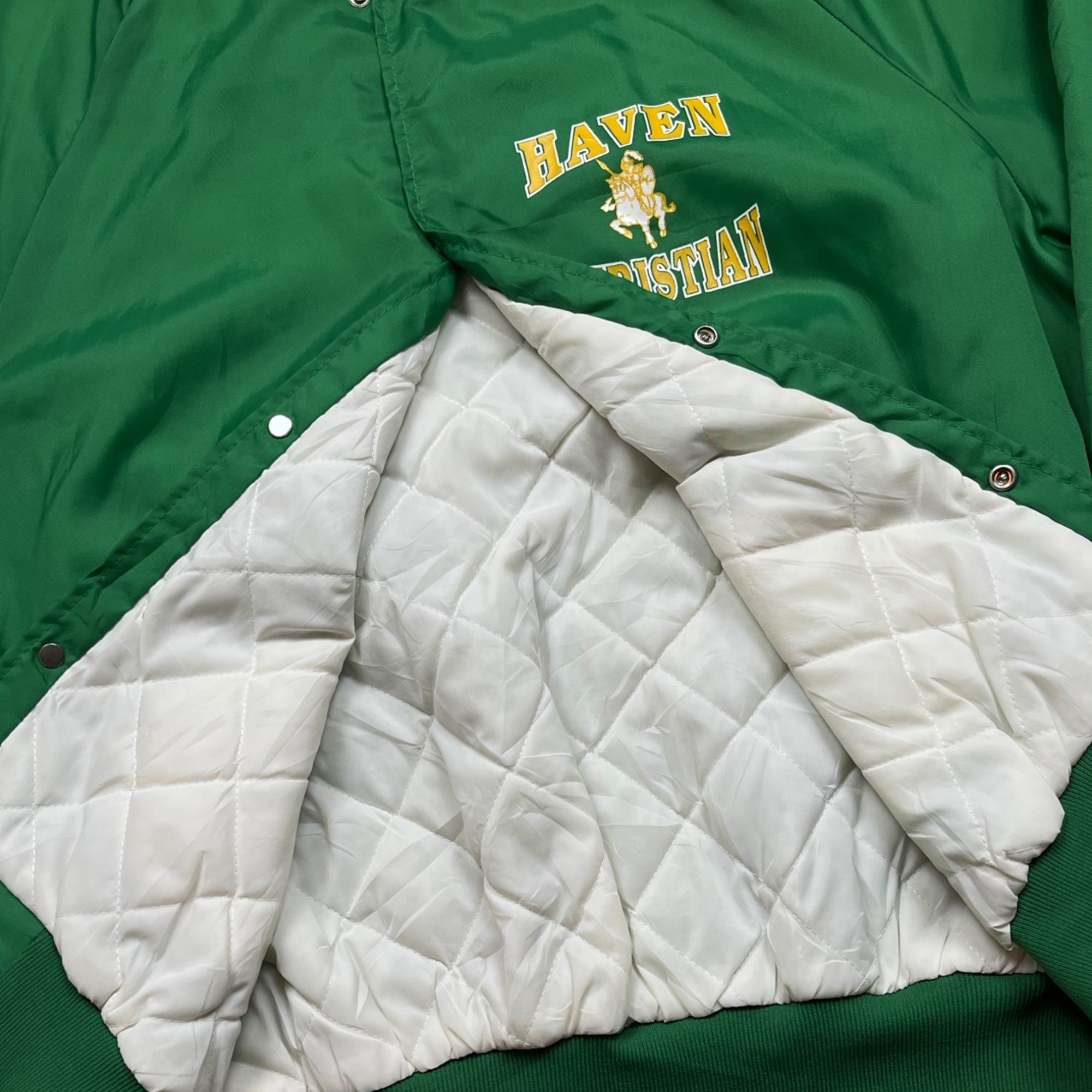 Vintage 80's WESTARK Haven Christian Varsity Jacket (XL)