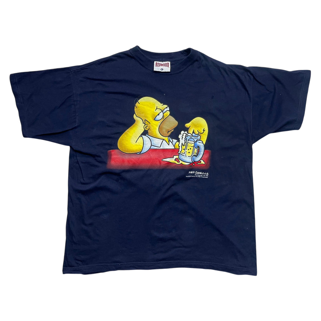 Vintage 90's Homer Simpson REDWOOD Graphic T-shirt (XL)