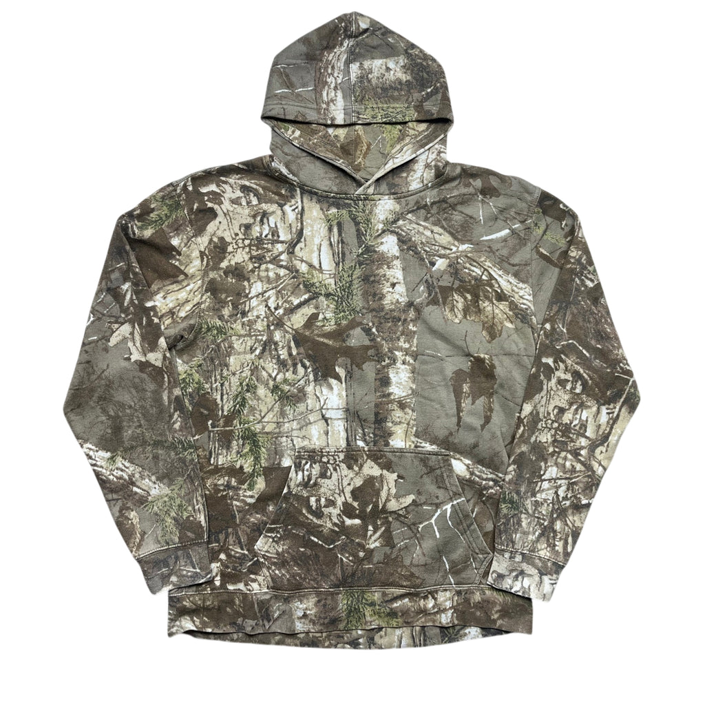 Vintage 90's Ossy Moak Faded Camouflaged Hoodie (L)