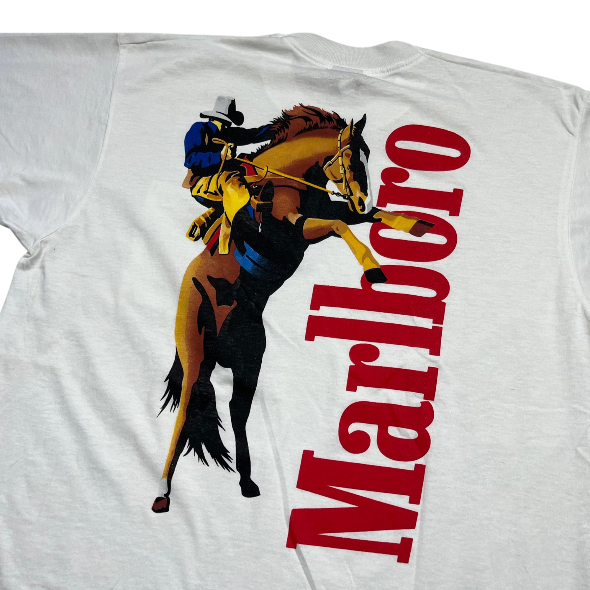 Vintage 90's Rare Marlboro Cowboy Pocket T-shirt (XL)