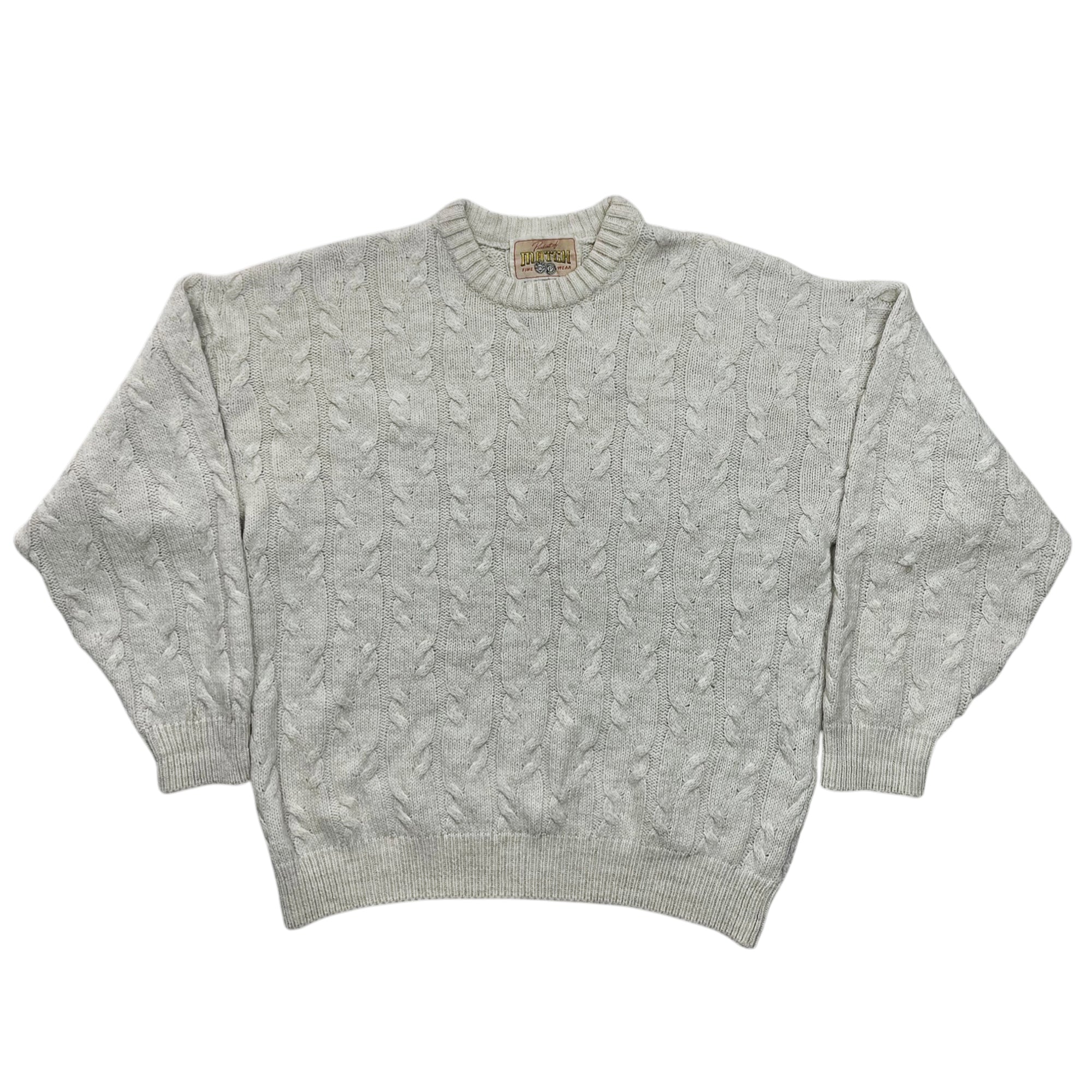 Vintage 80's Wool Knit Generic Sweater (L)