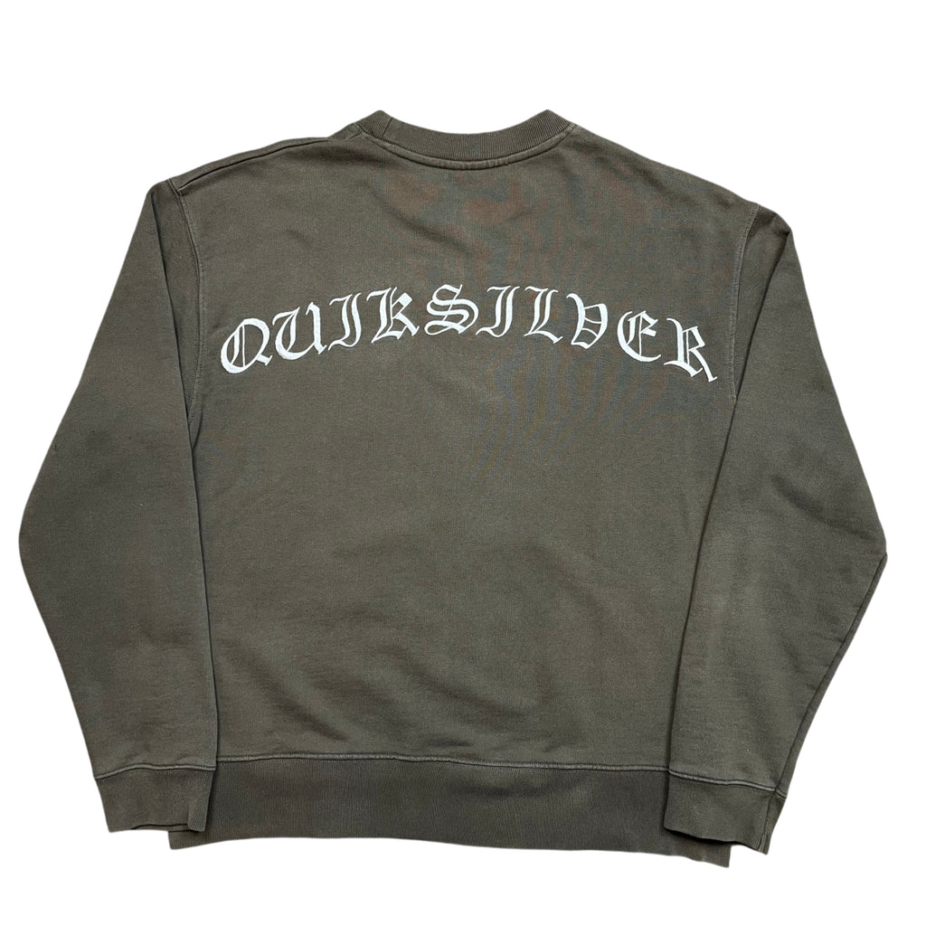 Vintage Quiksilver Faded Embroidery Sweatshirt (L)