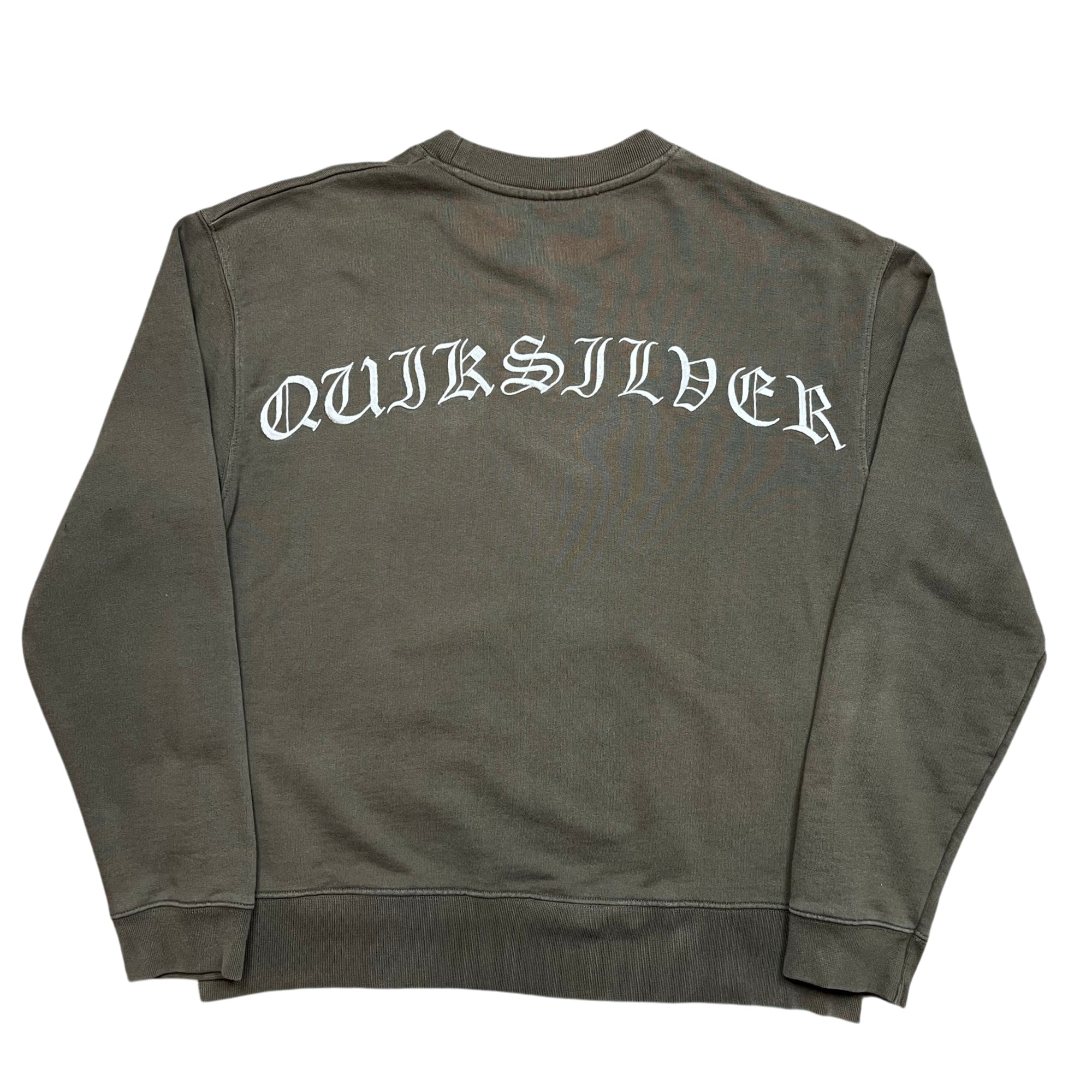 Vintage Quiksilver Faded Embroidery Sweatshirt (L)