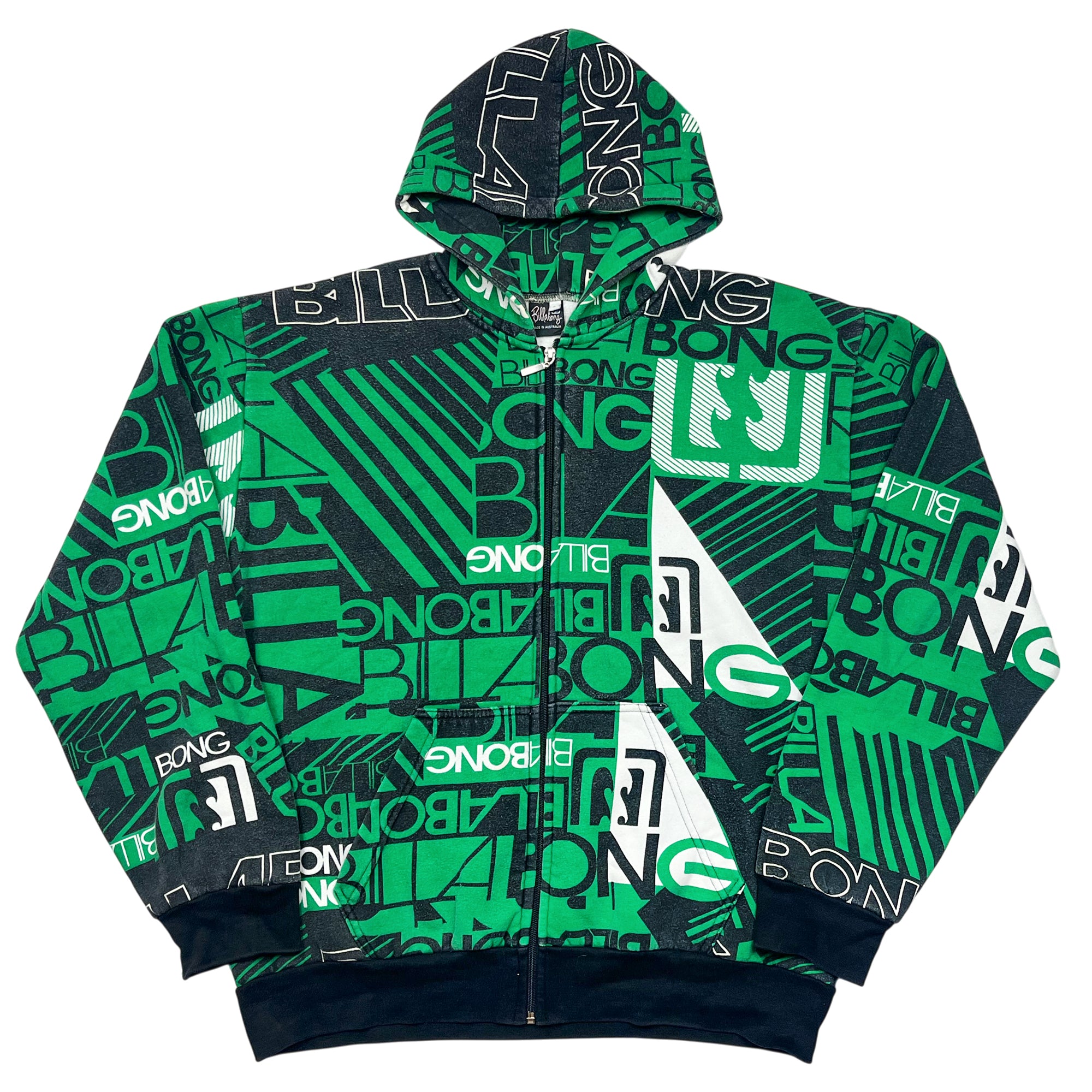 Vintage Y2K Style Billabong Zip Up Hoodie (L)