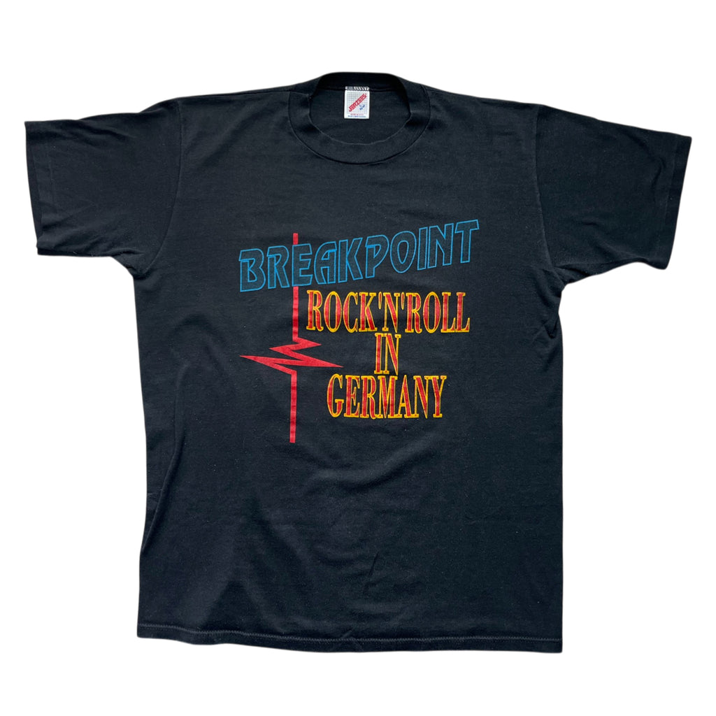 Vintage 1989 Break Point Germany Tour Single Stitched Band T-shirt (L)