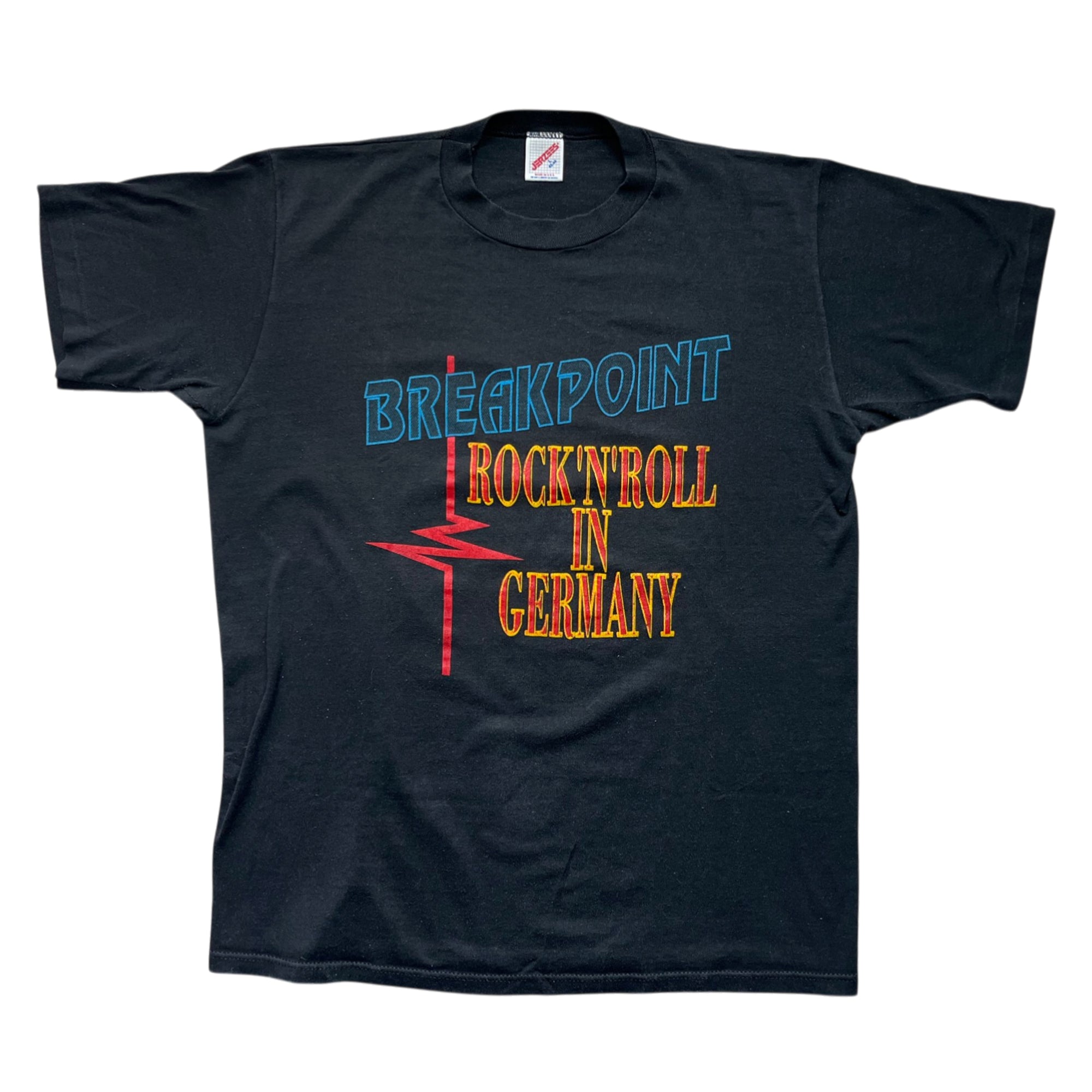 Vintage 1989 Break Point Germany Tour Single Stitched Band T-shirt (L)