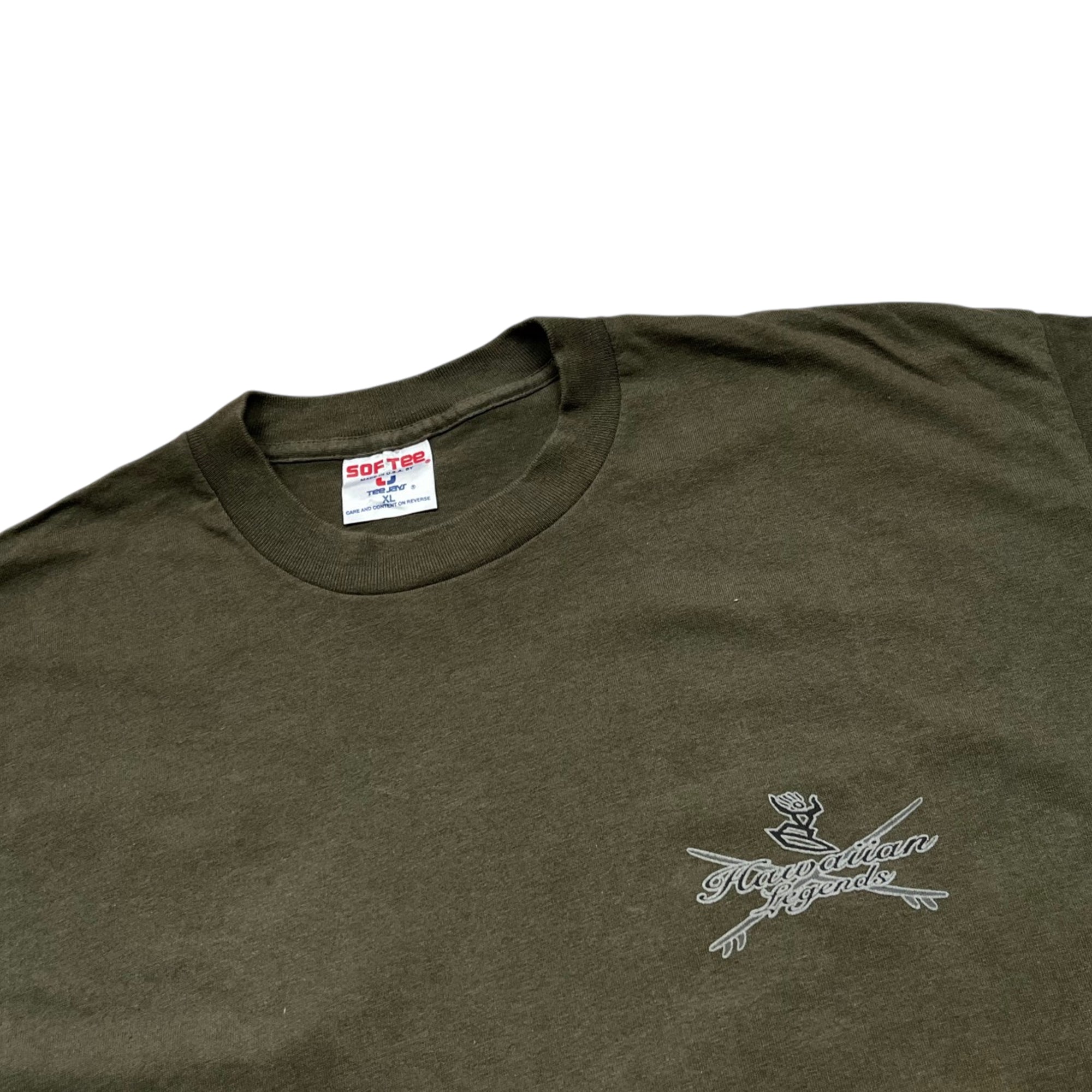 Vintage 90's Surfing Single Stitched Faded T-shirt (XL)