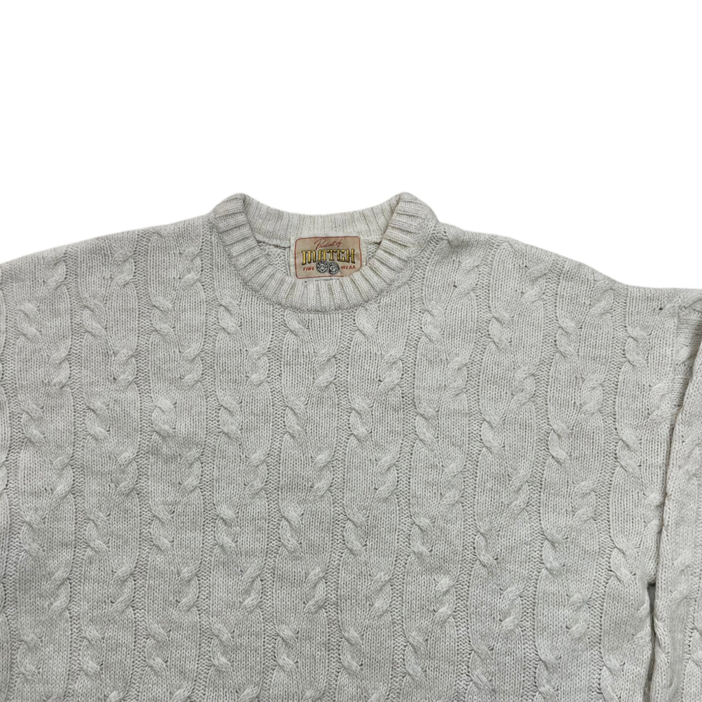 Vintage 80's Wool Knit Generic Sweater (L)