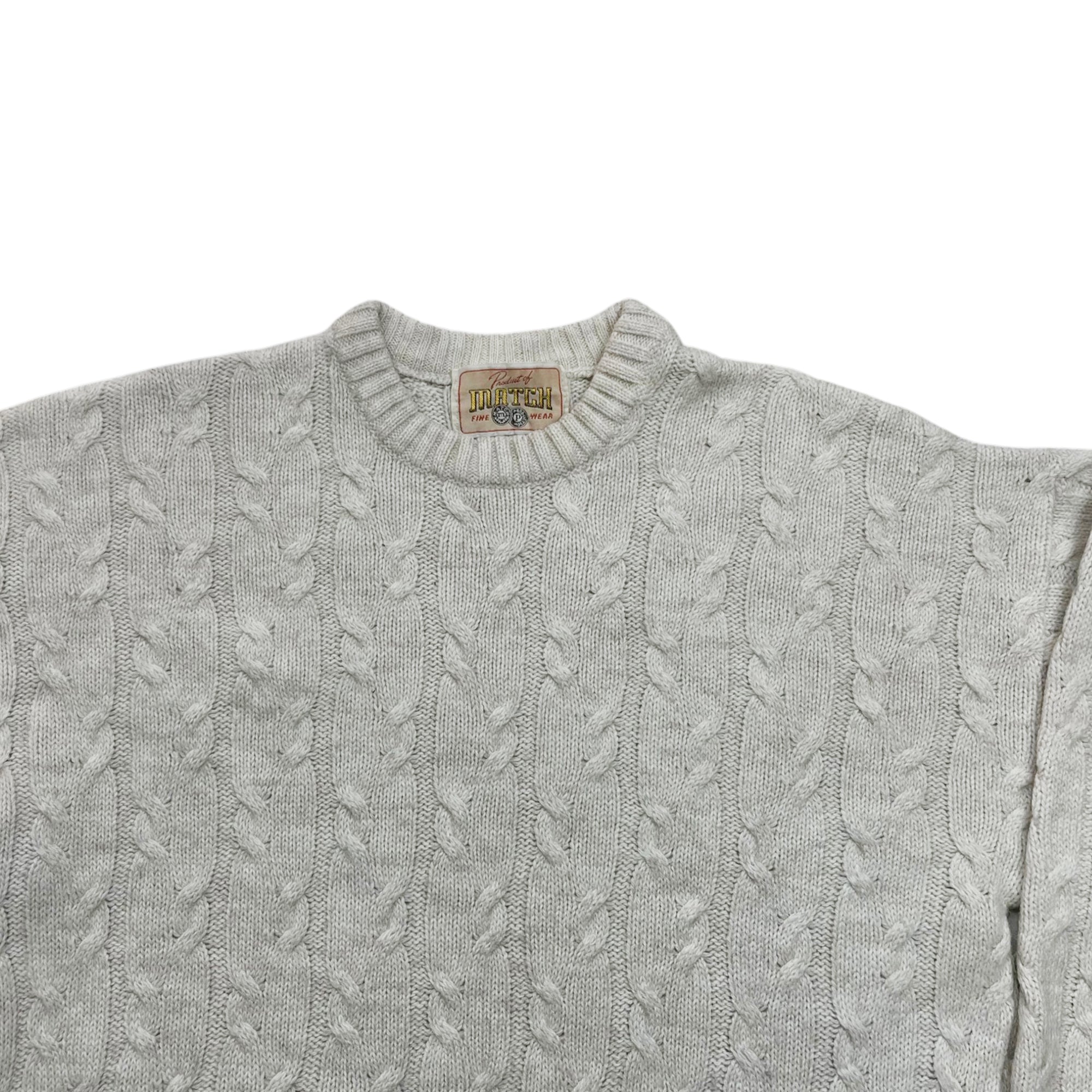 Vintage 80's Wool Knit Generic Sweater (L)