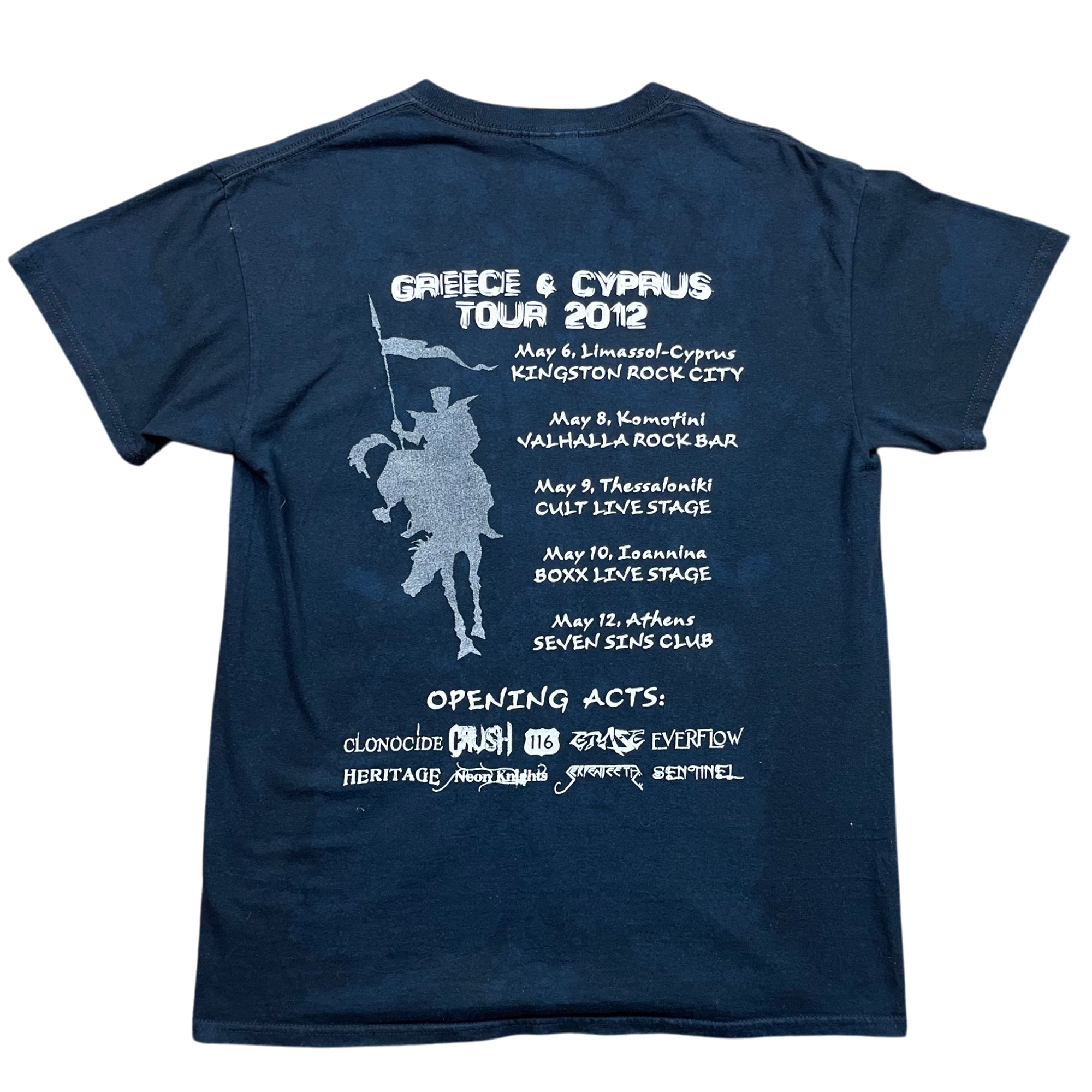 Holocaust 2012 Metal Tour Band T-shirt (M)
