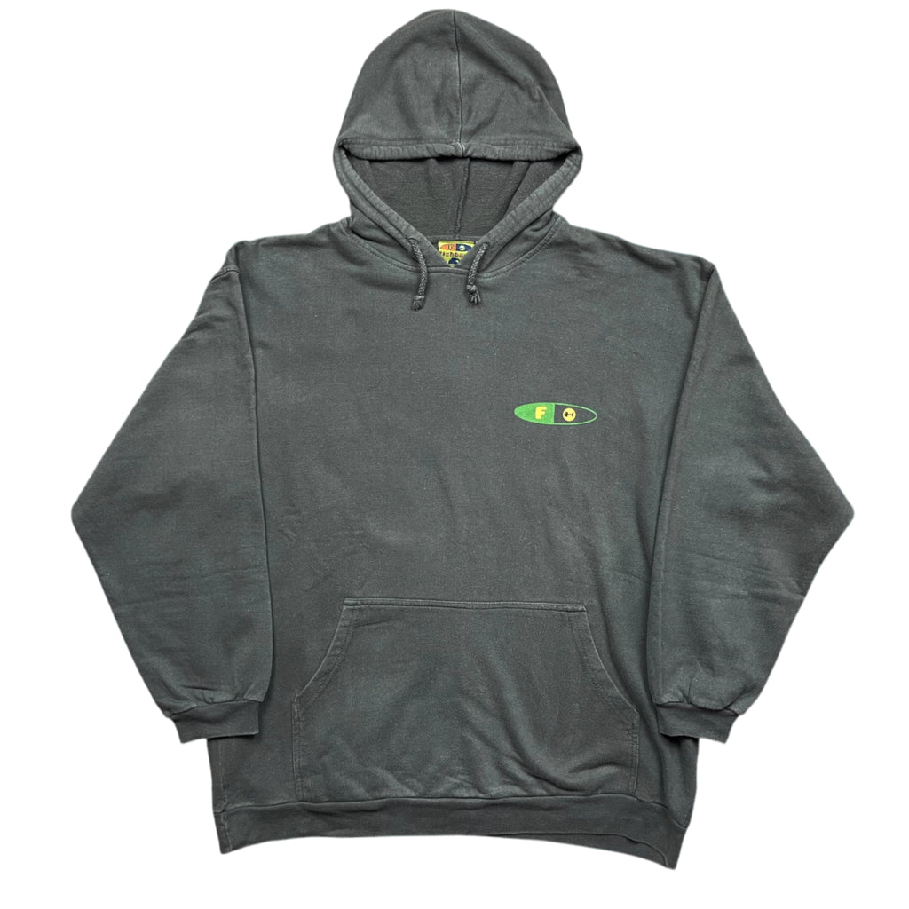 Vintage 90's Fishbone Faded Skateboarding Hoodie (L-XL)