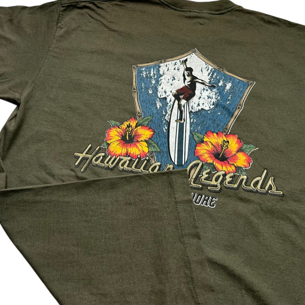 Vintage 90's Surfing Single Stitched Faded T-shirt (XL)