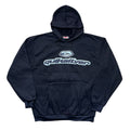 Vintage Quicksilver Skateboarding Boxy Embroidery Hoodie (L)