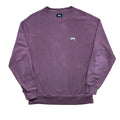 Faded Stussy Embroidery Small Logo Sweatshirt (L)