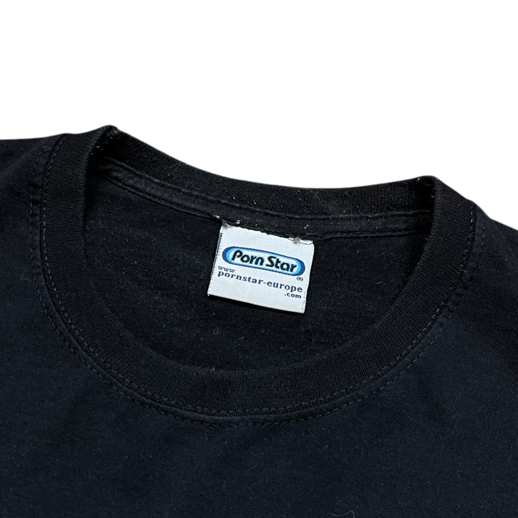 Vintage PORNSTAR Skateboarding Box Logo Long Sleeve T-shirt (L)